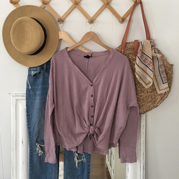 Urban Outfitters Tops - Waffle Knit Top